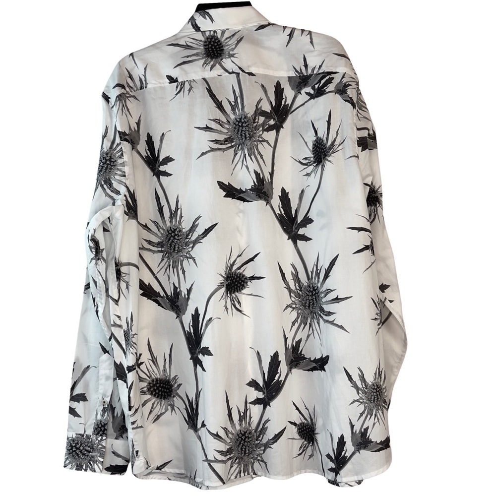 Ted Baker London Oldford Thistle Print Button-Up Shirt Size 6 (XXL) - Picture 5 of 15